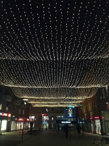 Pretty lights in the city center